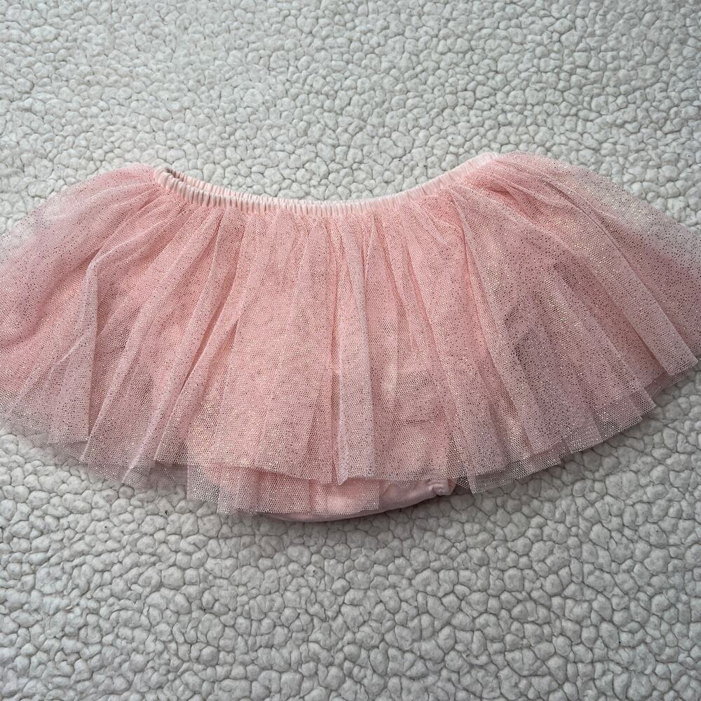 Mud Pie Pink Glitter Skirt 0-12M